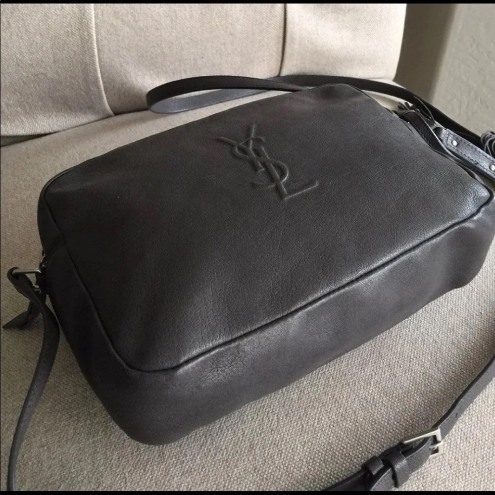 SAINT LAURENT Small Mono Leather Camera Bag - Picture 4 of 10